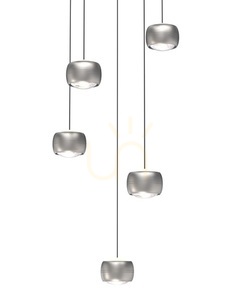 Pendellampa fem runda QUIBERON 5039-503 Aviano small 3