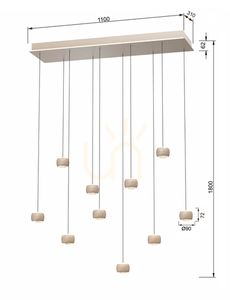 QUIBERON taklampa 7039-1013 Aviano 6 QUIBERON taklampa 7039-1013 Aviano small 6