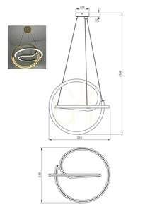 VELENNE P241249401E Guld 1xLED taklampa 1 VELENNE P241249401E Guld 1xLED taklampa small 1