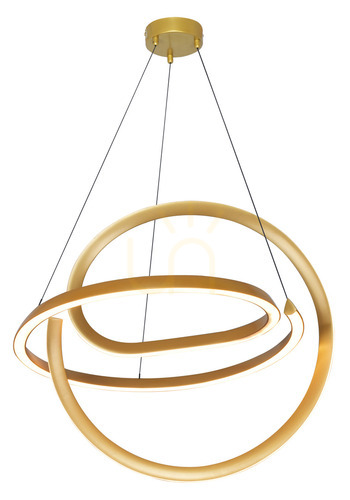 Kontrollera VELENNE P241249401E Guld 1xLED taklampa