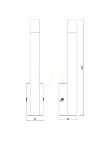 VELIC vägglampa W241125801GD Guld 1xG9 small 1
