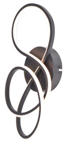 ZEPHYRA vägglampa W240842701 Svart 1xLED 0 ZEPHYRA vägglampa W240842701 Svart 1xLED small 0