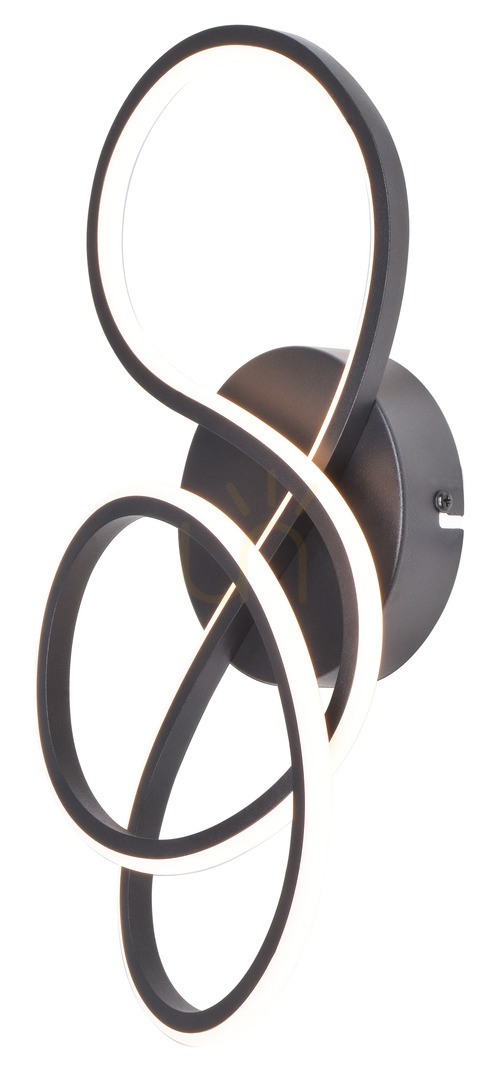 Kontrollera ZEPHYRA vägglampa W240842701 Svart 1xLED ZEPHYRA vägglampa W240842701 Svart 1xLED