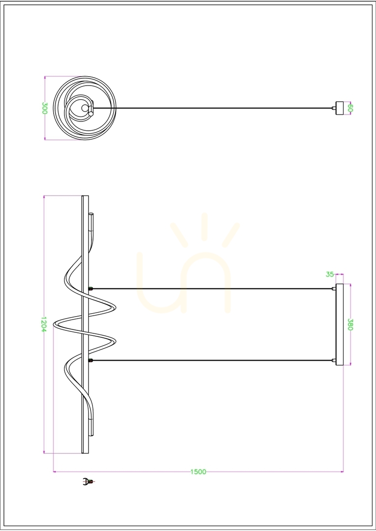 Utsikt VELENNE P241249402 Guld 1xLED taklampa VELENNE P241249402 Guld 1xLED taklampa
