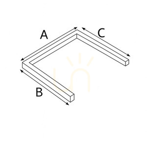 Set U LUNA-MAG magnetisk infälld belysning svart small 1