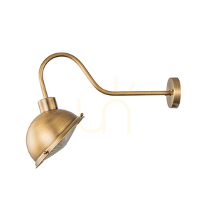 Chiswick vägglampa - 1 ljuskälla - Elstead mässing small 4