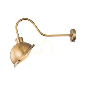 Chiswick vägglampa - 1 ljuskälla - Elstead mässing small 0