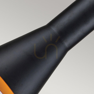 Etoile medium taklampa - 1 ljuskälla - Matt svart / Guldblad Elstead small 4