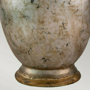Elstead Flambeau Jackson bordslampa, antiksilver och guld, 1×E27 small 3
