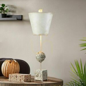 Petra bordslampa - 1 ljuskälla - benvit Elstead small 5