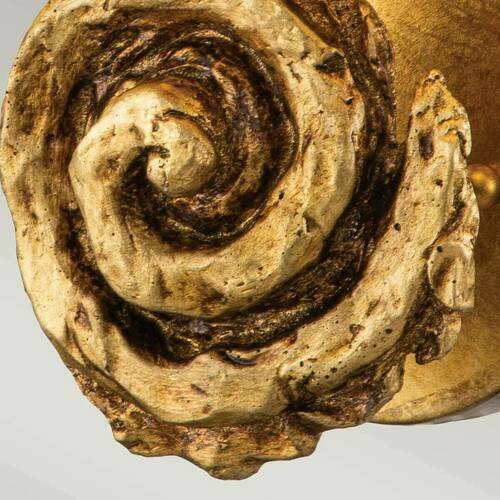 Kontrollera Stor vägglampa Swirl - 1 ljuskälla - Bladguld Elstead
