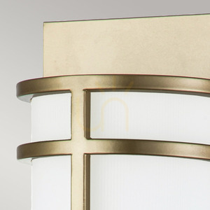 Elstead FUSION FE-FUSION2-PNBR vägglampa naturmässing 2 × E27 max. 60 W 43,2 cm small 2