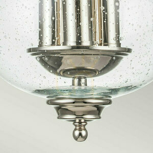 Pickering Lane halvflamma - 3 ljuskällor - Polerad nickel Elstead small 3