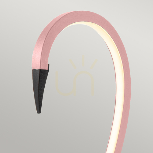 Kontrollera Elstead Flamingo rosa LED-bordslampa 6 W FLAMINGO-TL-PNK