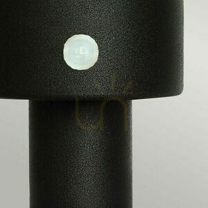 Helsingor PIR sensor piedestal lykta - 1 ljuskälla - Svart Elstead small 4