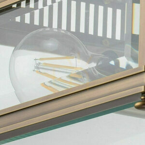 Plafond för utomhusbruk Holborn - 2 ljuskällor - mörk brons Elstead small 2
