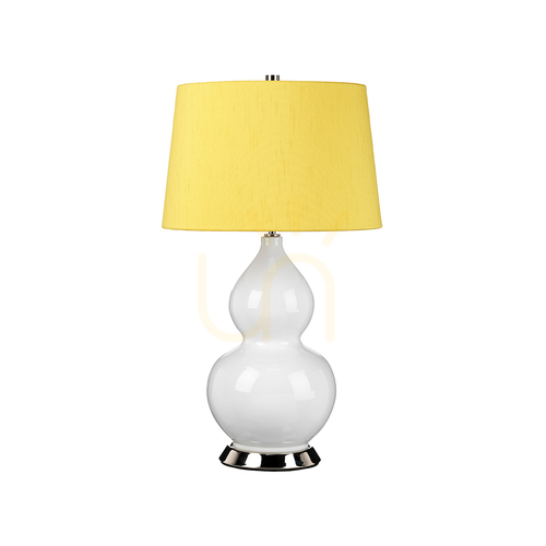 Kontrollera Isla bordslampa - 1 ljuskälla - Polerad nickel Elstead
