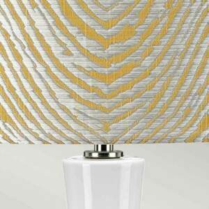 Milo bordslampa - 1 ljuskälla - Vit / Polerad Nickel Elstead small 2