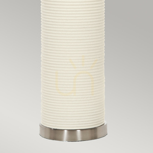 Elstead Ripple vit bordslampa med svart lampskärm E27 small 3