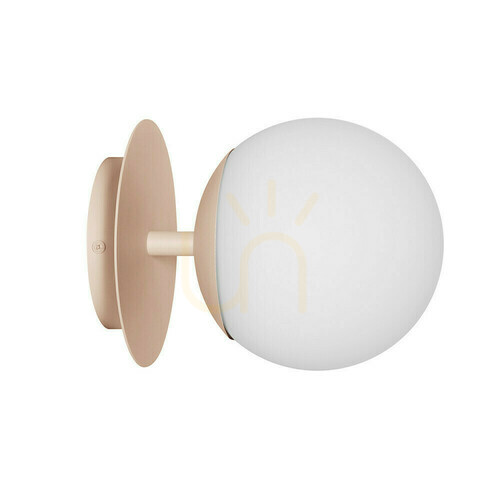 Kontrollera PLAAT C beige vägglampa / väggsconce