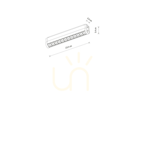 UT-LVM FOCUS SWING LED 12W 11311 Nowodvorski Strålkastare för strömskenor small 4