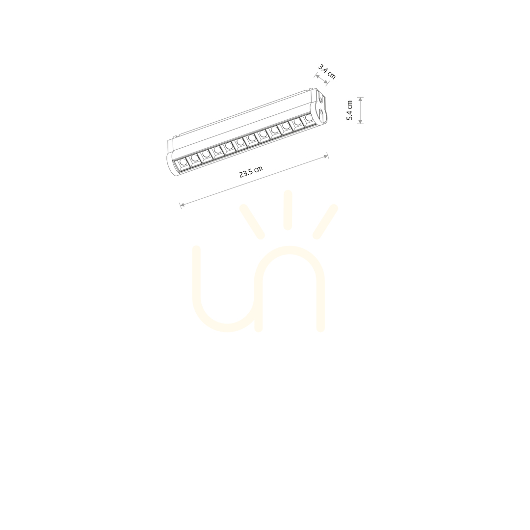 Visa UT-LVM FOCUS SWING LED 12W 11336 Nowodvorski Strålkastare för strömskenor UT-LVM FOCUS SWING LED 12W 11336 Nowodvorski Strålkastare för strömskenor