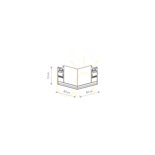 Kontrollera LVM HORIZONTAL CORNER Switch 11618 Nowodvorski