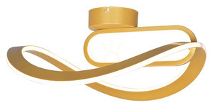 VELENNE Plafond C241249403A Guld 1xLED. small 0