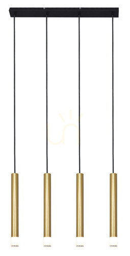 Kontrollera VELIC P241125804GD Guld 4xG9 Taklampa.