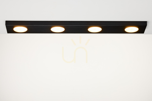 Kontrollera Plafond Sigma HERO svart 4xGX53 75 cm 12W 41503