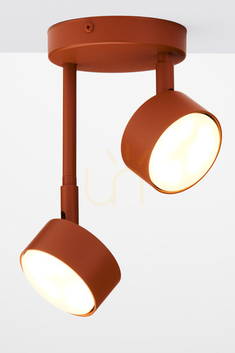 Kontrollera Plafond Sigma NEMO 2 tegelröd 41505 GX53 18 cm metalldesign