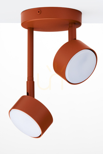 Kontrollera Plafond Sigma NEMO 2 tegelröd 41505 GX53 18 cm metalldesign