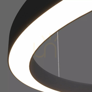 Aurum L LED-ljuskrona med variabel färg Svart PL0116-130-CCT-BK small 2