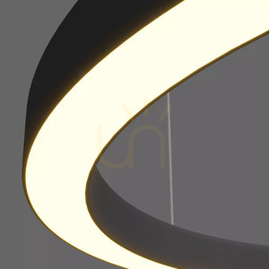 Aurum L LED-ljuskrona med variabel färg Svart PL0116-130-CCT-BK small 3