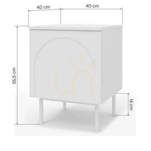 ASTHETHIC Nattduksbord Vit small 6