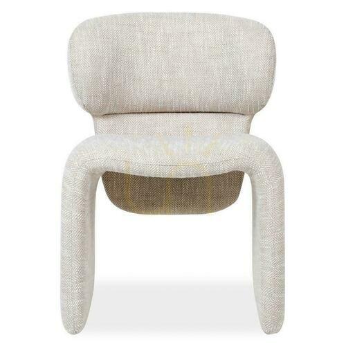 Kontrollera Set om 2 BIZZA stoppade stolar Beige