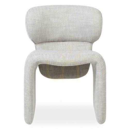 Kontrollera Set om 2 BIZZA stoppade stolar Beige och grå