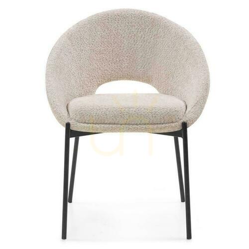 Kontrollera Set om 2 DEAN-stolar Beige med svarta ben