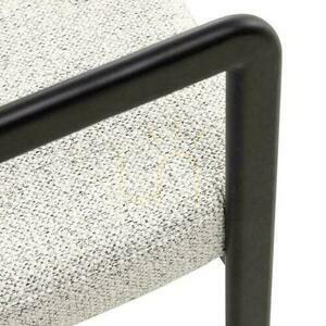 FLAIRE Taupe stoppad stol med svarta ben 5 FLAIRE Taupe stoppad stol med svarta ben small 5