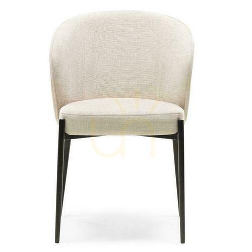 Kontrollera Set om 2 GUSTO-stolar Ljusbeige med svarta ben