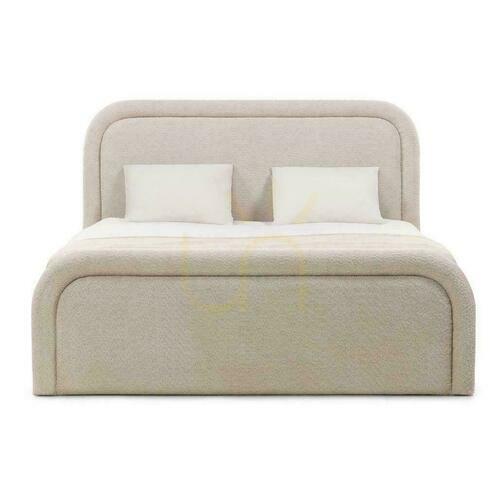 Kontrollera Möblerad säng 160x200 cm LORENZ Beige med förvaringsfack