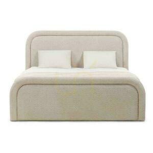 Möblerad säng 140x200 cm LORENZ Beige med förvaringsfack small 0