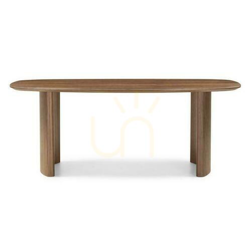Kontrollera Matbord 200 cm MARIS Naturfanér Italiensk valnöt