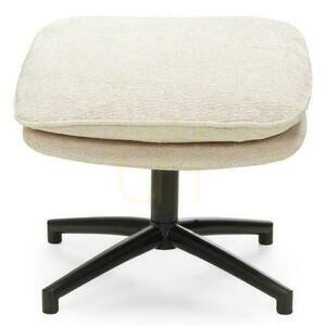 Snurrfåtölj med fotstöd MERANO Beige small 7