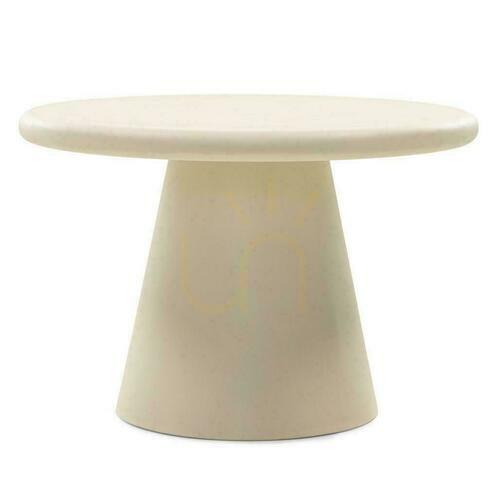 Kontrollera Soffbord 60 cm MESTRE Beige med Microcement-beläggning