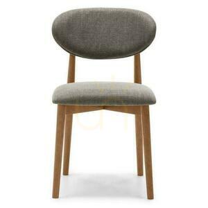 Set om 2 stoppade stolar MIA Dark Gray/Dark Walnut small 4