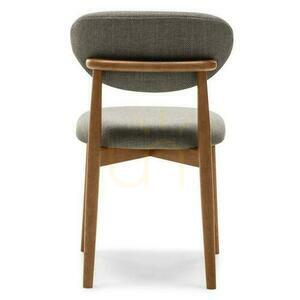 Set om 2 stoppade stolar MIA Dark Gray/Dark Walnut small 7