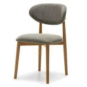 Set om 2 stoppade stolar MIA Dark Gray/Dark Walnut small 0