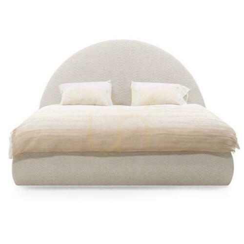 Kontrollera Möblerad säng 160x200 cm MIMIQ Beige med förvaringsfack