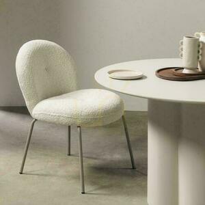 Uppsättning med 2 stoppade stolar MIRANDO Light Beige small 1